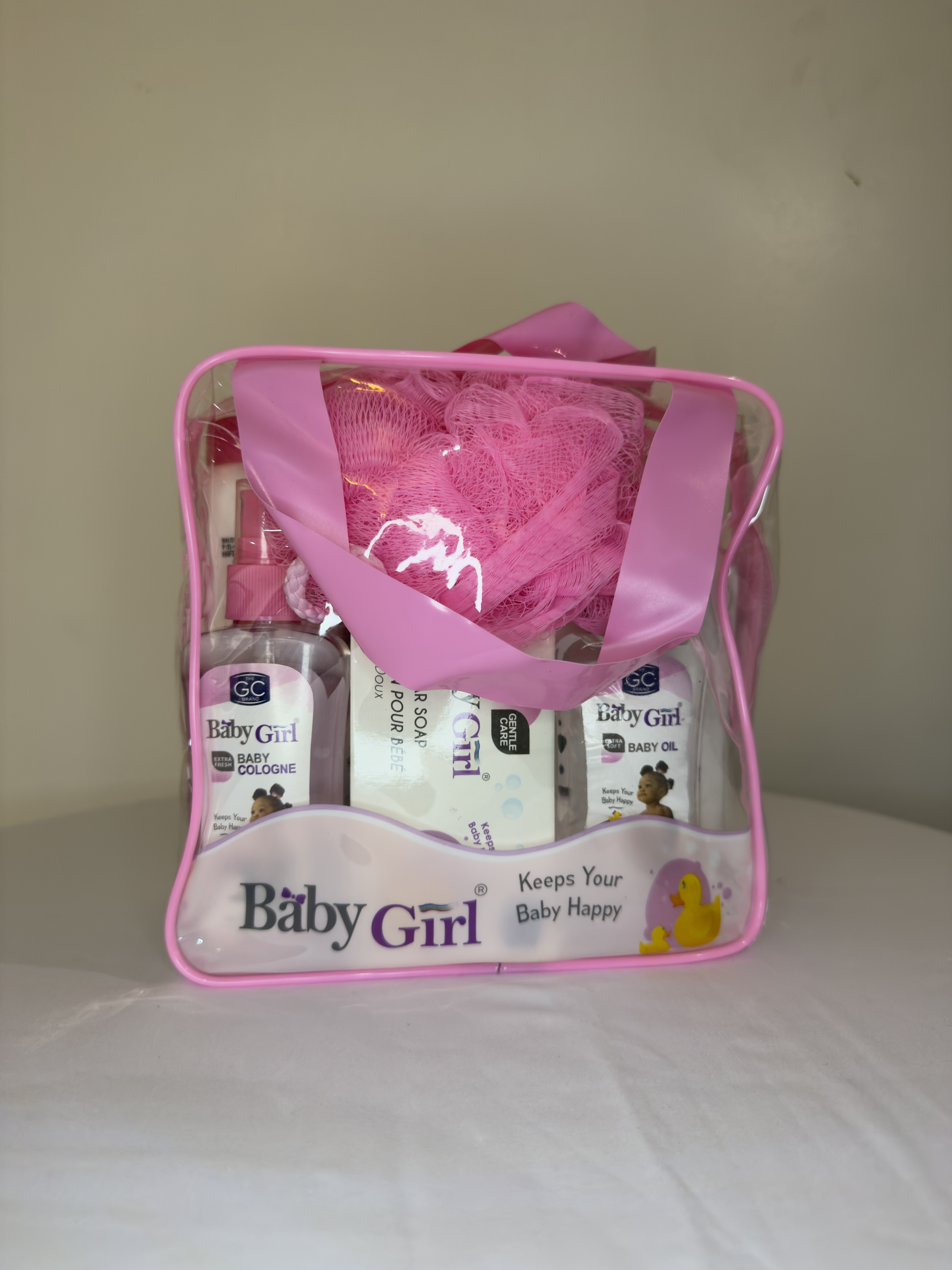 Baby Girl Gentle Care Bath & Skincare 4-Piece Gift Set